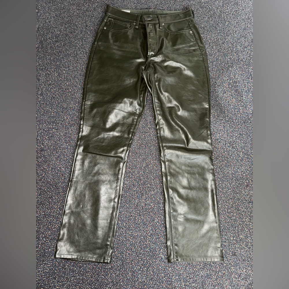 GAP Women's Dark Green Flare Pants
